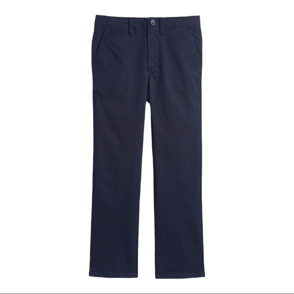 Gap Boys Uniform Lived-In Khakis with Washwell in Dark Night size 14